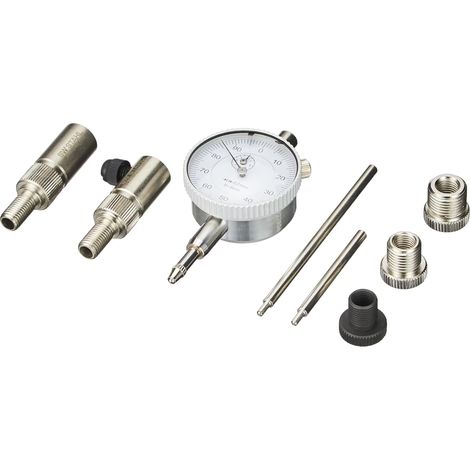 SW-Stahl 26118L OT Finder/Totpunkt Finder/Zündzeitpunkt Einsteller/Kolben Messuhr/Zünduhr / 8-teiliges Set/für Motorräder