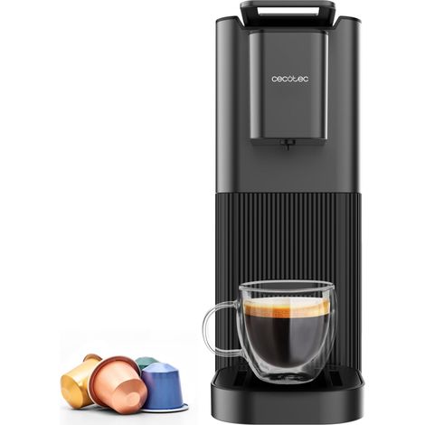 Macchina da caffè a capsule Nespresso super compatta.