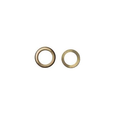 100 x RONDELLA ALZAPORTA OTTONE D 13 MM