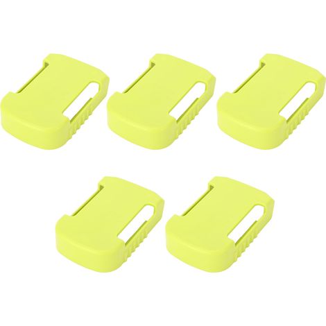 Lot de 5 support batterie vert en ABS pour Worx 20V WU172 WU279 WU388 WE270 WE389, étui fixation murale atelier maison (1/5)