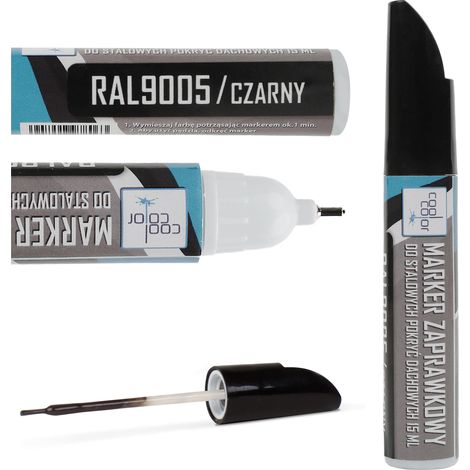 Rotulador de retoque RAL 9005 (1/5)