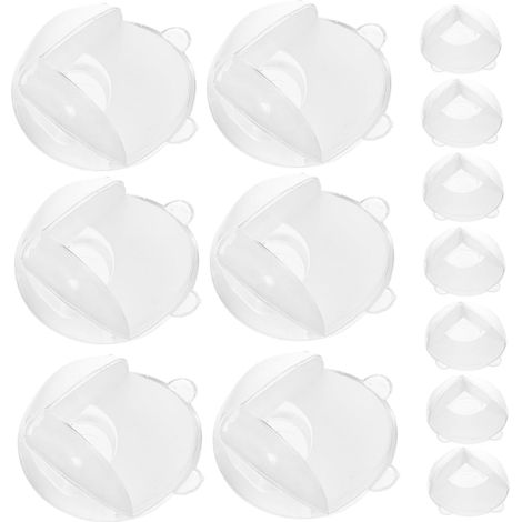 24 protège-coins pour meubles, silicone, transparent, pour cadres (1/5)