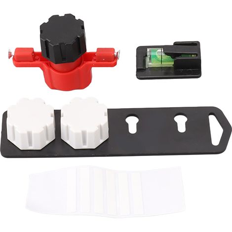 Kit de Nivellement et Perçage pour Cadres avec Niveau à Bulle Mini pour Accrochage Mural (1/5)