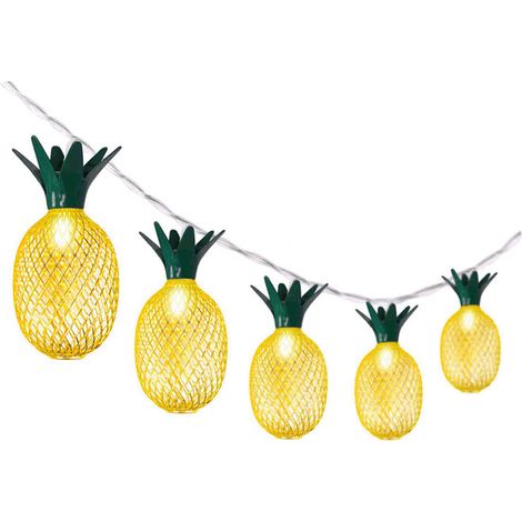 1 Guirlande lumineuse Ananas, décoratif, intérieur et extérieur, terrasse, fête (1/5)