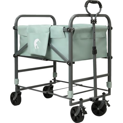 Bañera para perros, altura regulable, diseño plegable, color verde claro. (1/2)