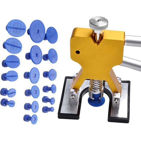 Extracteur De Bosselures - Ventouse En Caoutchouc Pour Tôles Métalliques - Réparation Automobile Et Domestique - Lot De 18 Pièces (1/5)