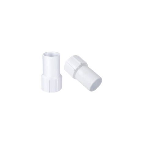 (Paquete de 2) Manguito para manguera de piscina de 1-1/2" - Manguito roscado para manguera de succión de piscina enrollada en espiral - Conecta el cabezal de succión a la entrada del skimmer de vacío