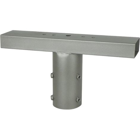 Support de Projecteur T pour Mât d'Éclairage Gris - SILAMP (1/2)