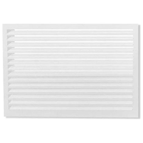 DECOCLIM - Face dos pour cache en aluminium gris clair taille M - 23AM7035-DOS