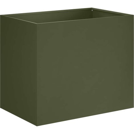 Maison Exclusive - Garten-Pflanzgefäß Olivgrün 60 x 40 x 50 cm Ka (1/5)