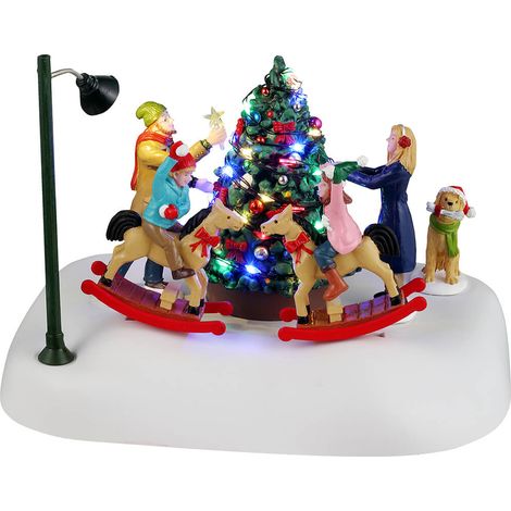 Lemax Rockin' Around The Christmas Tree 44321 Villaggio di Natale (1/2)