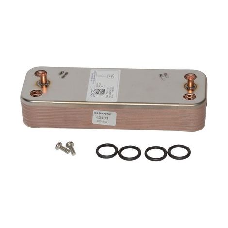 Echangeur sanitaire 14 plaques- DIFF pour De Dietrich Chappée - 7672687