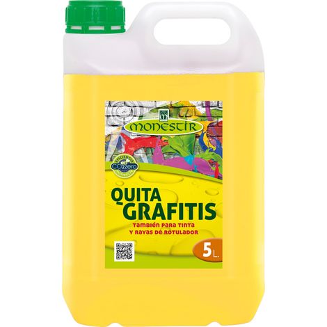 MONESTIR GH026JN Quitagrafitis Marcas De Goma Restos De Pintura y Rayas De Rotulador 5L - ref: GH026JN