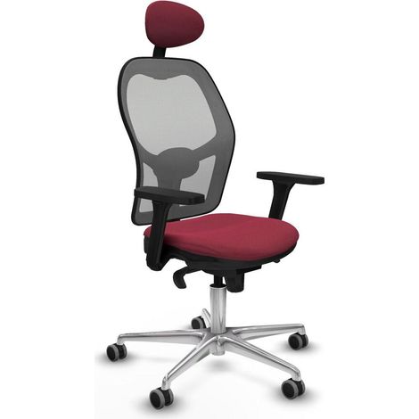Piqueras y Crespo Jorquera Sedia da ufficio rosso granata (1/3)