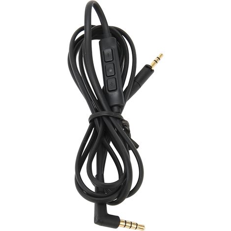 Ersatzkabel mit Mikrofon und Lautstärkeregler für Sennheiser HD4.40, HD4.50, HD4.30i (1/5)