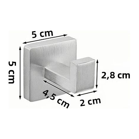 5-teiliges Handtuchhalter-Set aus Edelstahl fürs Badezimmer – Komplettes Handtuchhaltersystem mit robustem, rustikalem Toilettenpapierhalter (1/5)