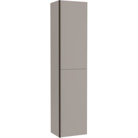 Colonne "INSPIRA" 2 portes, réversible 1750 x 400 mm - Gris Mat - Roca (1/2)