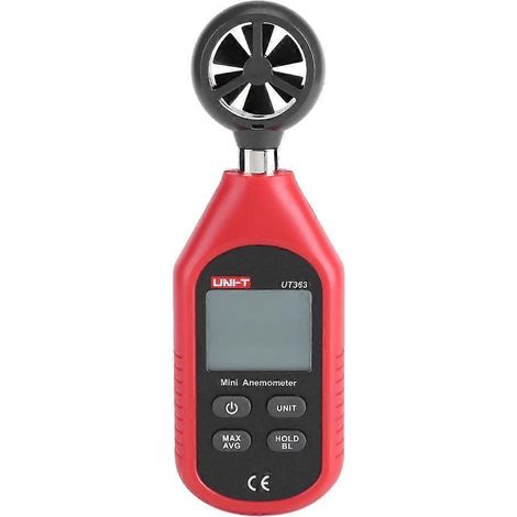 Testeur d'anémomètre et de thermomètre numérique LCD haute précision UT363 (1/4)