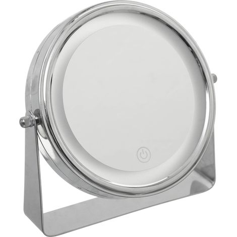 LED-Kosmetikspiegel, rund, stehend (1/5)