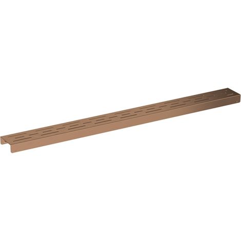 Fortifura Galeria Grille pour caniveau de douche - 60cm - Cuivre brossé PVD (1/2)