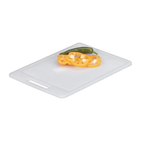 Zeller 26063 - Tagliere in plastica, 34,5 x 24,5 cm, colore: Bianco (1/3)