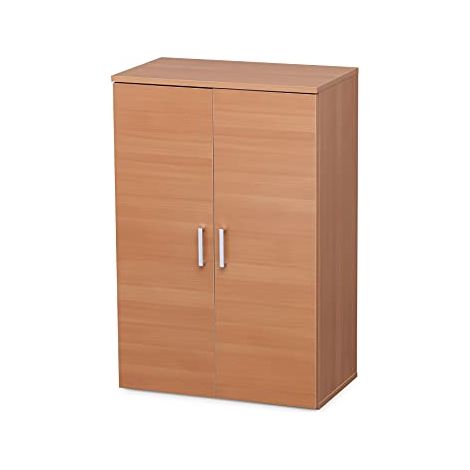 Iris Ohyama, Mobile, Scaffale, Guardaroba, Scarpiera, 6 Scomparti, Modulare, Contiene 18 Paia, Salvaspazio, Ingresso, Camera, Salotto, Ufficio - Shoe cabinet - SR-6035-Marrone Chiaro (1/3)