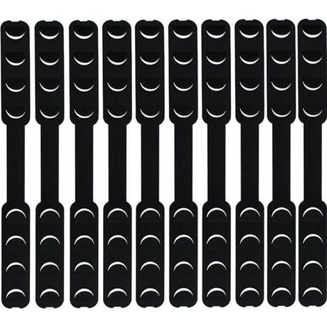 Crochets d'extension d'oreille réglables en métal - 10PCS (1/2)