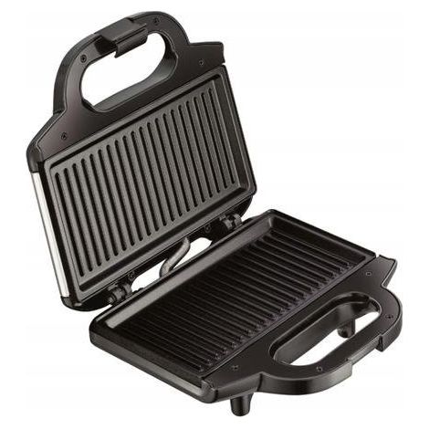 Tostapane per sandwich Tefal SM157236 - 700 W, 1 piastra, nero/acciaio inossidabile (1/5)