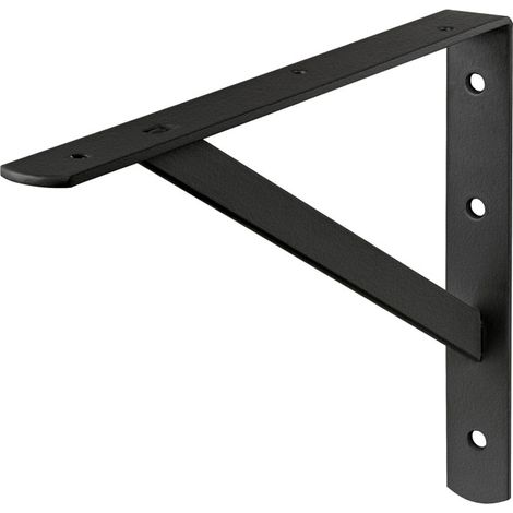 Dolle Regalträger Beam 29,5 x 20,5 x 3 cm schwarz Stahl Wandregal
