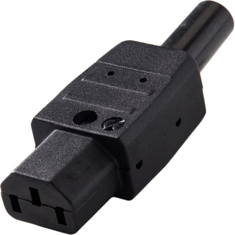 Connecteur IEC Femelle C13 RS PRO, Montage sur câble, 10A ( Prix pour 1 )