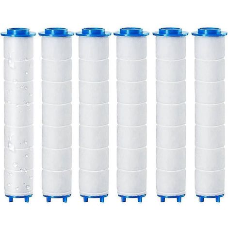 6-teiliger Duschkopf – Universeller, austauschbarer Filter, Negativ-Ionen-Duschfilter für abnehmbare Duschköpfe, Umkehrosmose, Chlor- und Fluoridfilter sowie Phosphorfilter (1/5)