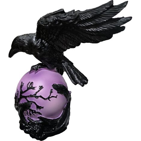 Lampe de bureau – ABS, design sculpture corbeau, table artistique (1/5)