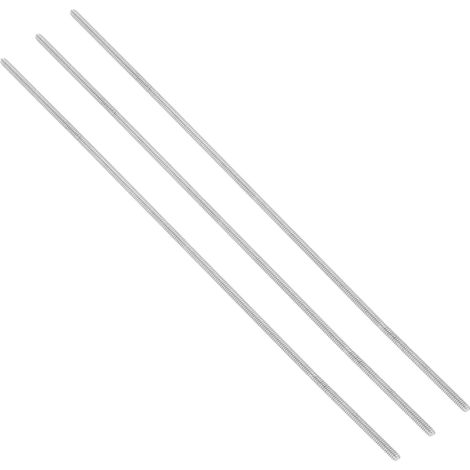 3Pcs 6-32 UNC Tige Filetée en Acier Inoxydable 304 250mm (1/5)