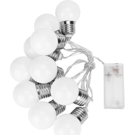 1.5-meter string lights with 10 milky white LED bulbs, ideal for homes, patios, Christmas and other festive occasions, creating a warm and welcoming atmosphere. (1/5)