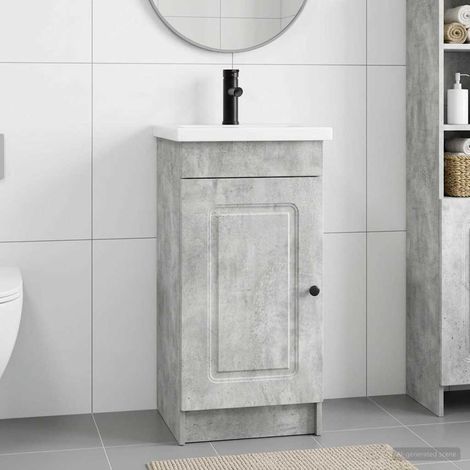 Vanidad de baño con lavabo Gris Hormigón 42 x 40 x 84,5 cm