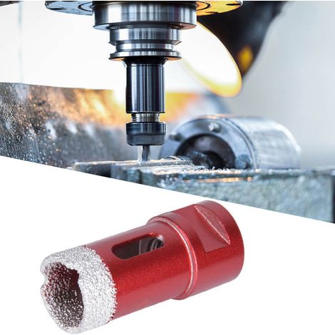 Broca de diamante M14 para amoladora angular, para mármol, azulejos y cerámica, 25 mm (1/5)