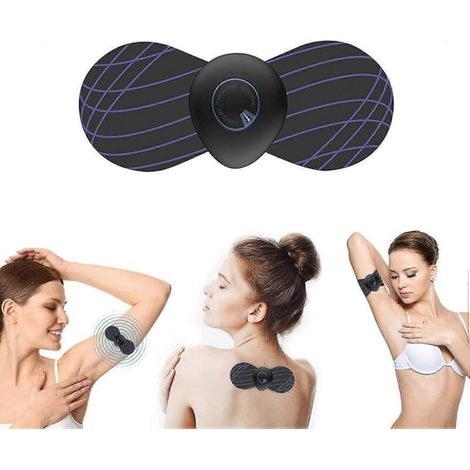 (1 pièce - Fonctionne sur piles) Coussinet de massage EMS pour drainage lymphatique, appareil de massage pour drainage lymphatique compatible avec les bras, le cou, les épaules, le dos, la taille et l