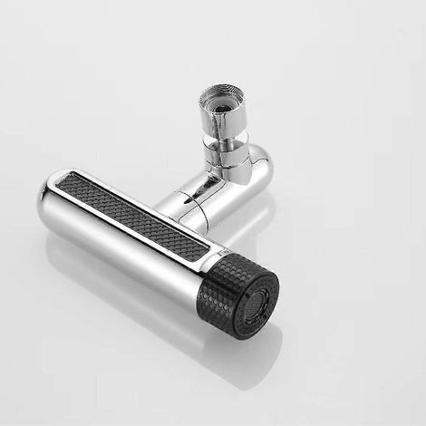 Robinet en acier inoxydable rotatif à 360° avec 6 modes d'économie d'eau et conception anti-éclaboussures. (1/5)