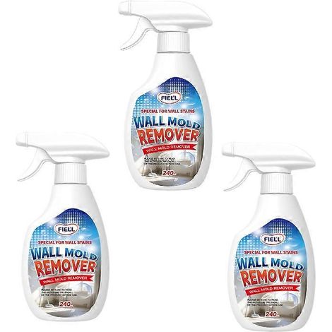 Spray nettoyant anti-taches murales 3x, très efficace contre les moisissures et le mildiou, pour la maison et la cuisine. (1/4)
