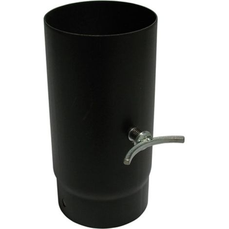 TUBO PORCELLANATO H.250 C/VALVOLA DI REGOLAZIONE SCARICO Diam.130
