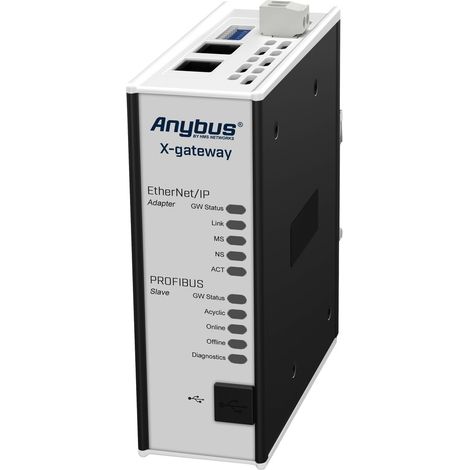 Anybus AB7658 Profinet Slave/CANopen Slave Gateway Ethernet, USB    24 V/DC 1 St.