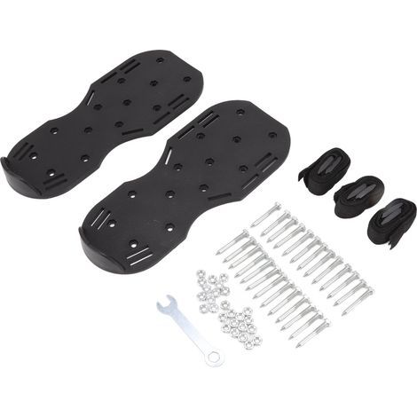 Chaussures d'aérateur de pelouse, scarificateur de jardin à pointes d'aération du sol pour Patio, cour et prairie (1/5)