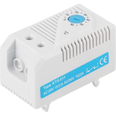 0-60℃ Thermostat Mécanique Réglable Electrique Compact Commutateur de Contrôleur de Température(Blue Button) (1/5)