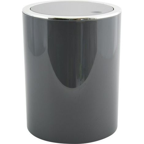 Papelera basculante KAMAKA 6L Gris MSV