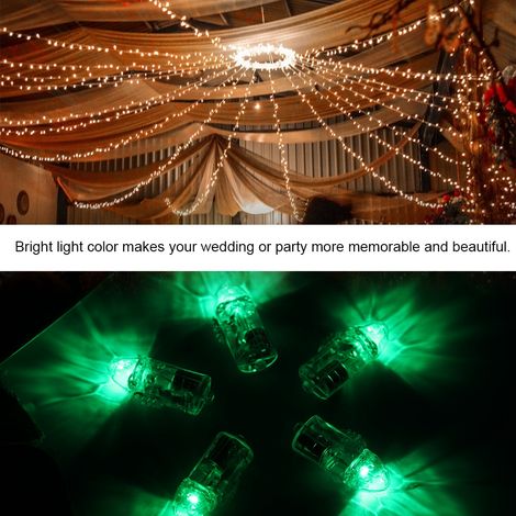 Lot de 100 lanternes lumineuses LED en forme de ballons, jolies lanternes en papier, décoration pour la maison, les fêtes et les mariages (vert). (1/5)