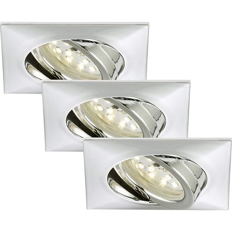 Briloner Leuchten Luci da Incasso Integrata, 5 W, Cromo, 5 unit (1/5)