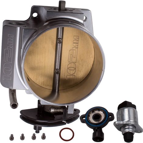 Corpo Farfallato Valvola for GMC III LS1 LS2 LS3 LS6 LS7 LSX 102mm CNC Alluminio (1/5)