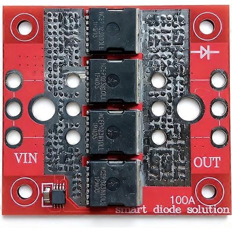 Module de charge A à diode idéale à courant élevé 100A à ultra faible chute, sans masse, sans limite de tension directe (1/5)