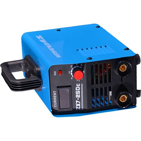 Poste à souder portatif, petit poste à souder portable MMA 220 V à courant continu avec onduleur, mini poste à souder double tension ZX7-250C (kit 1 onduleur). (1/5)