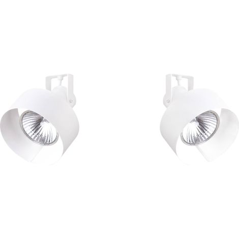 Plafonnier 2 spots Rif Plus blanc E27 Sigma Lighting